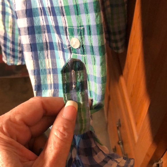 EUC ALIA PETITE BLOUSE SIZE 14P LS/ROLL UP!!! - Picture 5 of 8